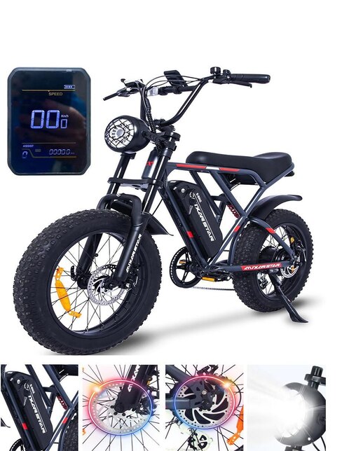 Bicicleta eléctrica Garow mx18 ruta rodada 20