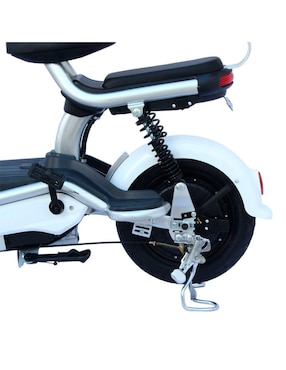 Bicicleta eléctrica moboss zm500 blanco urbana rodada 14