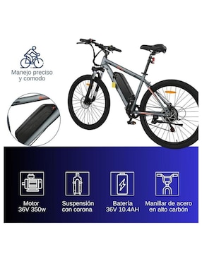 Bicicleta eléctrica Bluelander cbhh-0596 urbana rodada 26