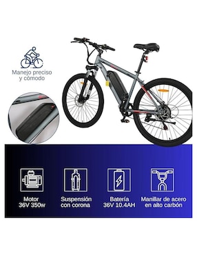 Bicicleta eléctrica Bluelander cbhh-0597 urbana rodada 29