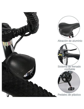 Bicicleta eléctrica Bluelander cbhh-0597 urbana rodada 29