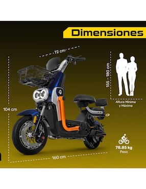 Bicicleta eléctrica Centurfit urbana rodada 10