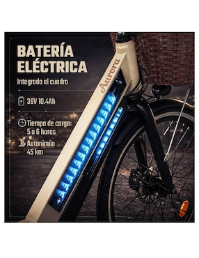 Bicicleta eléctrica Centurfit Mkz-Bizmaur26bei urbana rodada 26