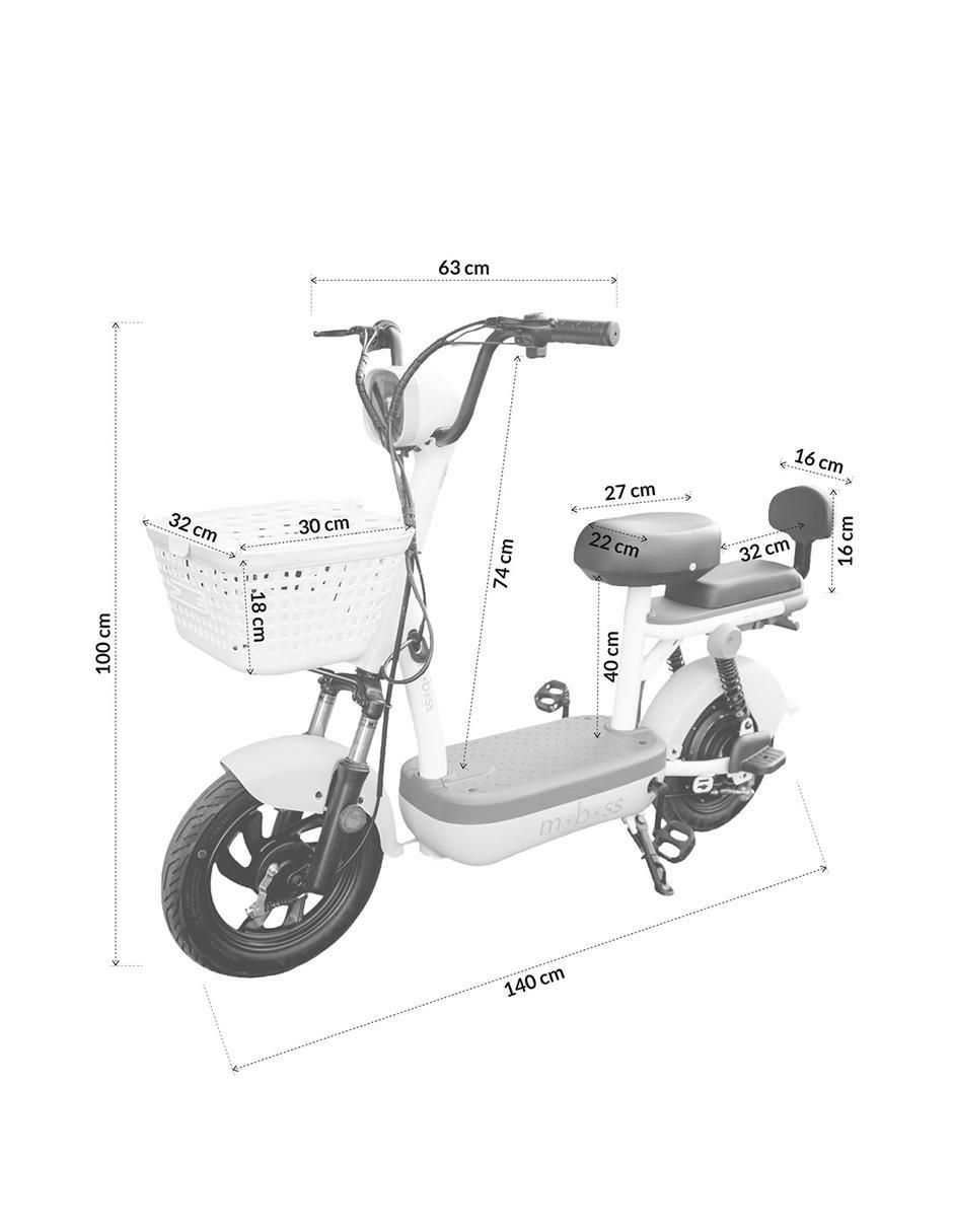 Bicicleta eléctrica MBS-01 Urbana rodada 14 19