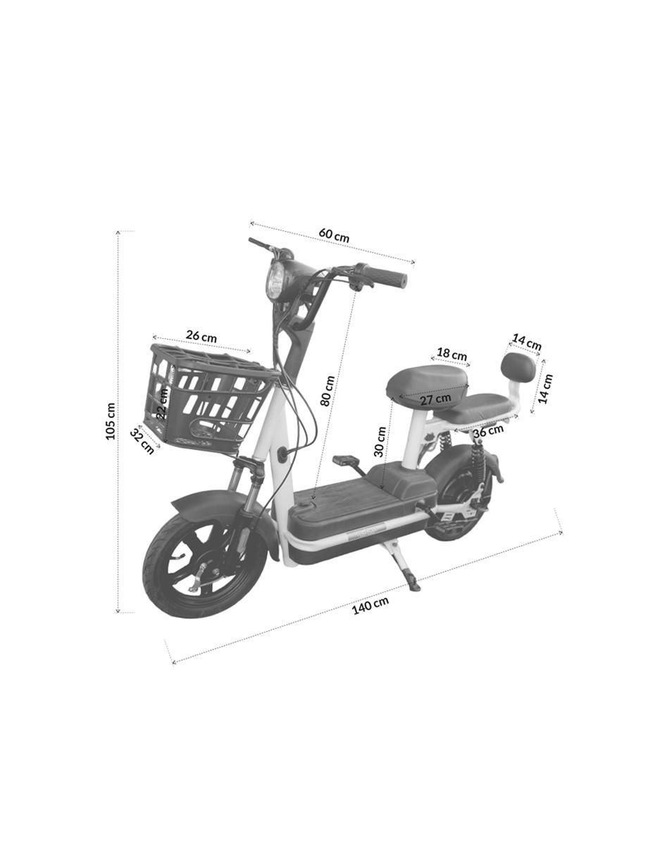 "bicicleta eléctrica" moboss prince urbana "rodada" 14