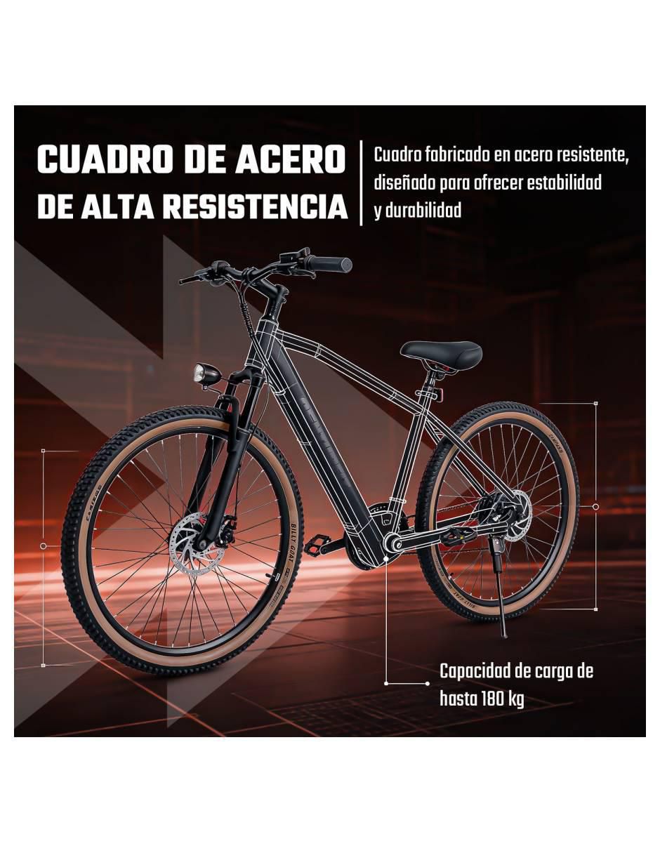 Bicicleta eléctrica mkz-bizm26ionneg multidisciplina rodada 26 4